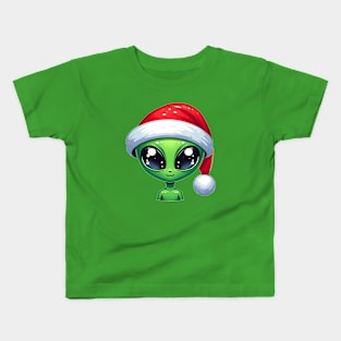 Christmas Alien Kids T-Shirt